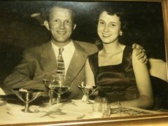 My mom and dad, circa 1954